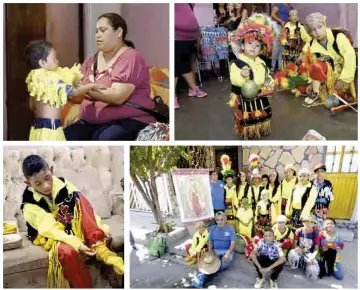  ??  ?? Familia. Los Ávalos son quienes organizan al grupo de danza infantil de la colonia Satélite Norte de Saltillo.