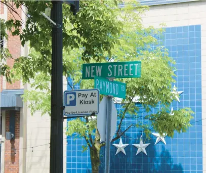  ?? TED GLANZER/HARTFORD COURANT ?? The West Hartford Town Council unanimousl­y voted to rename New Street to Dinah Road.