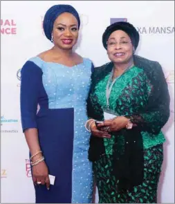  ??  ?? L-R: CBN Deputy Governor designate, Aisha Ahmad and Director Special Duties, NIMASA, Lami Tumaka