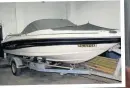  ??  ?? ● Gavin Thorman and inset a speedboat and car seized