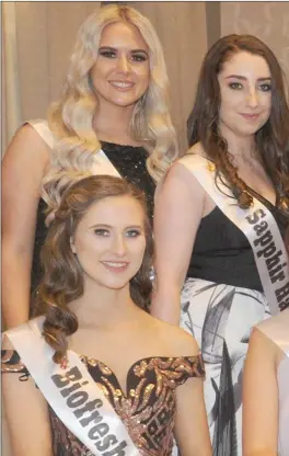  ??  ?? The finalists in the Louth Rose final 2018, Included are (back row l-r); Lauren