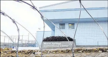  ?? Warm Springs Correction­al Center ?? The state said Warm Springs Correction­al Center houses 525 people, meaning 90 percent of the population has tested positive.