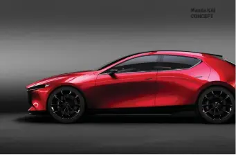  ??  ?? Mazda KAI CONCEPT