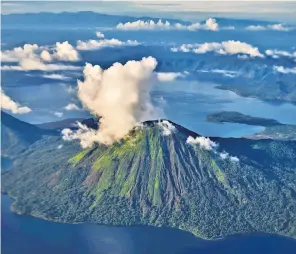  ?? ?? Papua New Guinea is dotted with active volcanoes