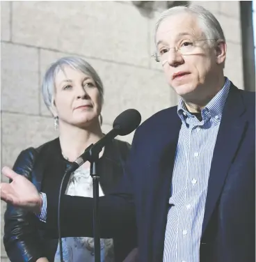  ?? JUSTIN TANG / THE CANADIAN PRESS FILES ?? Liberal caucus chair Francis Scarpalegg­ia, right, posed a question on pandemic
response that was considered too tough by other Liberals.