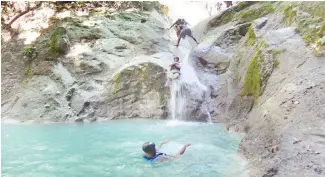  ?? DP ?? Salto de la Damajagua, en Puerto Plata, ha sido definido como único en el país.