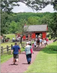  ?? DIGITAL FIRST MEDIA FILE PHOTO ?? The blacksmith shop is a popular spot at Daniel Boone Homestead.