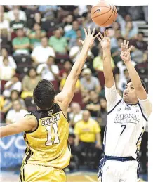  ??  ?? THE NATIONAL UNIVERSITY BULLDOGS try to break away from a logjam in fourth spot in UAAP Season 80 when they take on the Far Eastern University today at the Smart Araneta Coliseum.