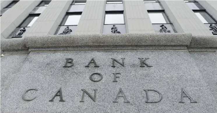  ?? ADRIAN WYLD /THE CANADIAN PRESS ?? The Bank of Canada is wrestling with a delicate balancing act to prevent the economic porridge from getting too hot or too cold, says Joe Chidley.