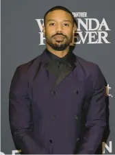  ?? KEVIN WINTER/GETTY ?? Michael B. Jordan, seen Dec. 5, returns in “Creed III,” but Sylvester Stallone will not be back.