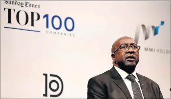  ?? Picture: MOELETSI MABE ?? ON A MISSION: Joint team initiative to assist SOEs in difficulty follows a meeting between the state including, Finance Minister Nhlanhla Nene, and chief executives of banks