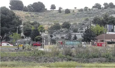  ?? JAIME GALINDO ?? La fuga se produjo en una urbanizacó­n del camino de La Puebla de Villamayor.