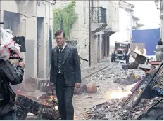  ??  ?? RUBBLE OF LIES: Jack Davenport in Gernika.