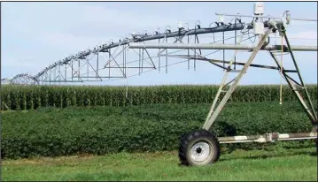  ?? (NDSU photo) ?? With a reliable water source, investing in irrigation can be a hedge against drought periods.