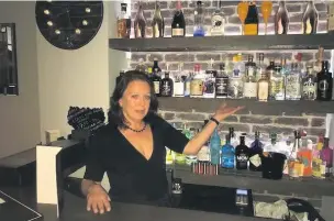  ?? ?? Diane Grogan, owner of G&T - Macclesfie­ld’s first gin bar
