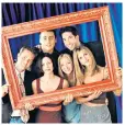  ??  ?? No fairy tale: Aniston with the cast of
Friends, above, and with her second husband Justin Theroux, below left