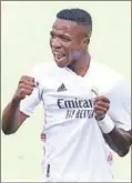  ??  ?? Vinicius, con el Madrid.