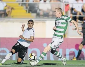  ?? FOTO: EFE ?? Mathieu se siente importante El francés es titular en el Sporting de Portugal