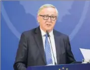  ?? AFP/FILE ?? European Commission head JeanClaude Juncker taunted Trump, saying the EU could match “stupid with stupid”