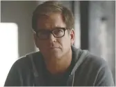 ?? CBS ?? Jason Bull, portrayed by Michael Weatherly, struggled to adjust to a virtual court system in the recent season première of the legal drama Bull.