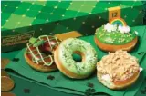  ?? KRISPY KREME/TNS ?? These are Krispy Kreme’s St. Patrick’s Day Good as Gold doughnuts.