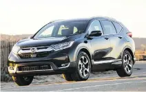  ?? HONDA ?? Canadian sales of the 2018 Honda CR-V are up 18 per cent.