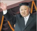  ?? Wong Maye-e ?? The Associated Press file North Korean leader Kim Jong Un waves during an April 15 parade.