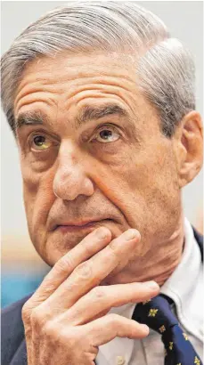  ?? FOTO: DPA ?? Der frühere FBI-Direktor Robert Mueller wird als Leiter der Untersuchu­ngskommiss­ion eingesetzt.