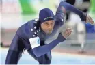  ?? JEFFREY SWINGER/USA TODAY SPORTS ?? Long-track speedskate­r Shani Davis is now a five-time U.S. Winter Olympian.