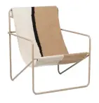  ??  ?? Ferm Living Desert chair frame in beige, £219.20, Formadore