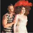 ?? Cory Weaver ?? Derek Chester and Sarah Coit in “The Threepenny Opera.”