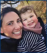  ??  ?? Above and below, brave Victoria Robb, 34, is pictured with her daughter Matilda, two