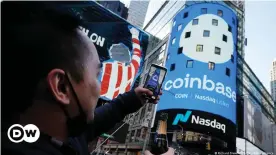  ??  ?? The coinbase listing on the Nasdaq attracted a large amount of investors