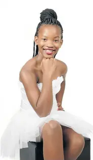  ?? Picture: SUPPLIED. ?? HEADING FOR SUCCESS: Indiphile Qhwesha is a finalist in the Miss Junior South Africa pageant