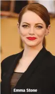  ??  ?? Emma Stone