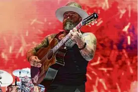 ?? David Dermer/associated Press ?? Country-rock hitmakers the Zac Brown Band will be at SPAC in Saratoga Springs on Sunday.