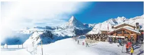  ??  ?? A stunning view of the snow-capped Alps.