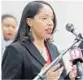  ?? ORLANDO SENTINEL ?? Orange-Osceola State Attorney Aramis Ayala speaks Thursday.