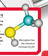  ?? ?? Mercaptan has the chemical formula CH3SH