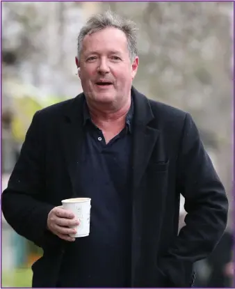  ?? ?? So, what would you do with Piers Morgan on a golf course?