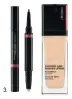  ??  ?? 3. 4. 3. Shiseido LipLiner Ink Duo Prime + Line in Mauve ($34). 4. Shiseido Synchro Skin Radiant Lifting Foundation ($60). shiseido.com