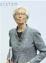  ??  ?? Christine Lagarde presidente della Banca centrale europea