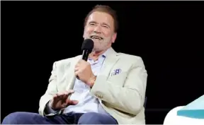  ?? corTesÍA ?? En su podcast Arnold’s Pump Club, Arnold Schwarzene­gger reveló que nació con una válvula aórtica bicúspide.