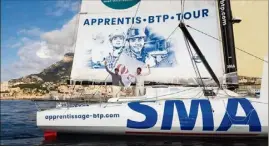  ??  ?? Grâce à un choix tactique payant (évoluer au plus près des côtes), le bateau SMA a dominé le reste de la flotte. (Photo YCM)