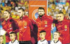  ?? FOTO: J. A. SIRVENT ?? Piqué, con la selección. Afirma que su mejor momento fue el Mundial de 2010