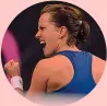  ??  ?? Barbora Strycova, 32 anni, esulta dopo la vittoria sull’americana Kenin