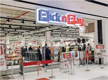  ?? ?? Pick n Pay this week became the first major retailer in the country to announce it will accept cryptocurr­encies for payment at some of its stores.