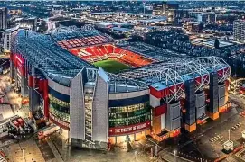  ?? ?? Proud history: but Old Trafford faces an uncertain future