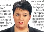  ??  ?? Ruth Davidson.