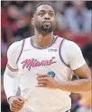  ??  ?? Protagonis­ta. Dwyane Wade regresó a Miami tras jugar con los Bulls de Chicago.